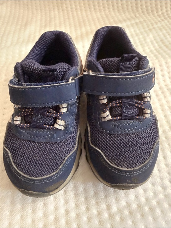 Stride Rite Other - Stride Rite Navy Blue and Orange Sneakers